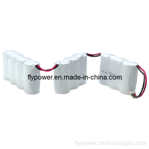 Ni-CD Battery 12V C2500mAh Rechargeable Battery for Emergency Light (FD-C2500T)